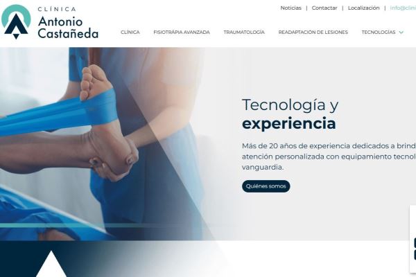 Diseño y desarrollo web para la Clínica de Fisioterapia Antonio Castañeda