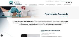 Diseño y desarrollo web para la Clínica de Fisioterapia Antonio Castañeda
